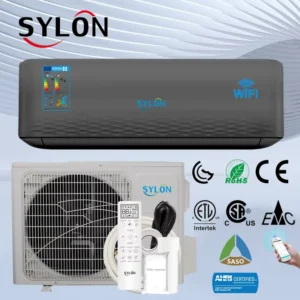 Sylon 9000 12000 18000 24000 Btu Air Conditioning 220 240V 50 60 Hz Split Unit Air Conditioners for Home Room Use to Usa Canda