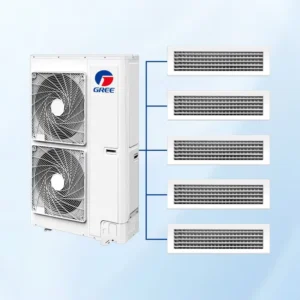 T1/T3 Multi Split Commercial 8-22.4kW Air Conditioning Cassette Ceiling Vrf System Duct Air Conditioner for Hotels Schools