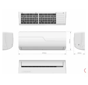 T1 Wall Mounted 12000Btu Dual Inverter AC 50Hz Split Type Room Unit Air Conditioner R32 Cooling Heating