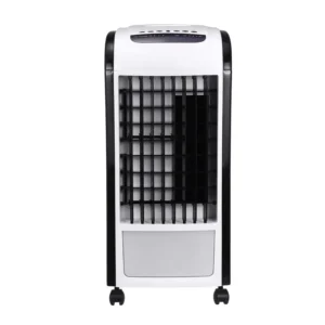 TOWER Fan Portable Evaporative Air Cooler with 7500cmh Airflow Green Power Axial Style Outdoor Garage Room Timer Dimensions Net