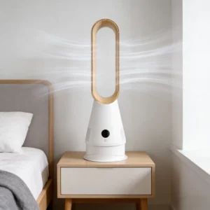 Tower Fan for Bedroom Baby 25ft/s Velocity Quiet Floor Fan 90° Oscillating 8 Speeds 8H Timer