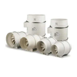Two Speed 150mm Big PVC Air Conditioning System Inline Duct Fans
