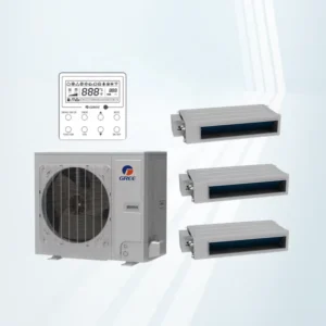 U-match Ceiling Mounted Air Conditioners Commercial Household Central Air Conditioning VRF HVAC System Fan Coil Unit Wifi