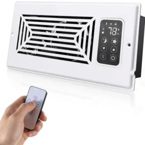 US Standard Household Electric Cooling Fan 4×10 Inset Wall Grille Floor Air Conditioner Outlet Register Booster Fan