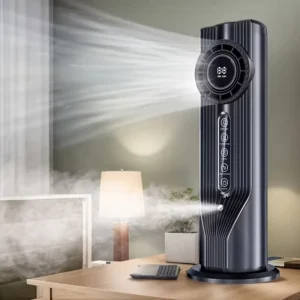 USB Multi Function Portable Air Conditioner Fan Cooler Mechanical Control 6 Speed Adjustable Lightweight Design RV Use