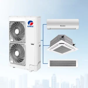 Ultra Slim VRF Multi Zone AC System Ducted Ceiling Cassette Units DC Inverter Energy Saving Rotary Compressor for Home Use