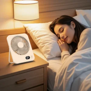 Ultra Thin Foldable Desktop Fan Portable USB Rechargeable Powered Personal Cooling Cooler Air Conditioner for Home Office Travel