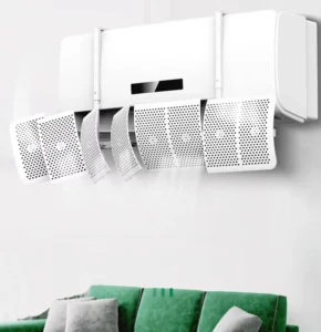 Universal Hook air Conditioner Windshield for Household 8 leaf White air Conditioner Wind Deflector Ac Supplies