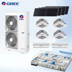 VRF 8-36HP DC Motor Air Conditioning R32/R410a 1-5 Zone Duct Cassette Wall for Apartment