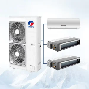 VRF Air Conditioner Household Hotel Use Multi Zone Central Fan Coil HVAC System Cassette Duct Wall Mounted Energy Saving