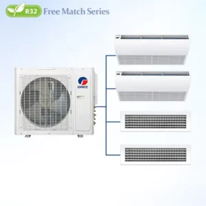 VRF Air Conditioning System Ideal for Apartment Office Free Match Cassette Duct Floor Ceiling Wall Mounted FCU Central AC