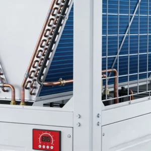 VRF Air to Water Heat Pump System for Simultaneous Heating and Cooling in Office Building and Shopping Mall