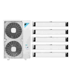 VRF Central Air Conditioners 5 Ton 1 Way Cassette System with WiFi Energy Class A 60k BTU Capacity for Bedroom