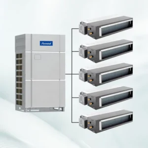 VRF Central Air Conditioning System Multi Zone Cassette Ducted Variable Frequency Energy Saving Cooling Heating Hotel
