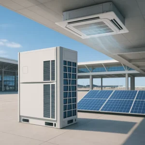 VRF Central Type AC/DC Solar Air Conditioner Eco-Friendly Explosion-proof Low Maintenance Cost Automatic Indoor Unit Connection