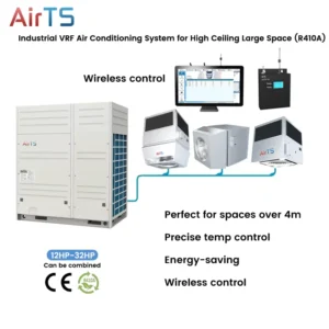 VRF Multi Connected Cabinet Air Conditioner for Industrial Heating and Cooling with 33kW Cooling Capacity
