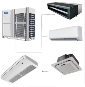 VRF System Multi split Air Conditioning DC Inverter Heat Pump R410a Central HVAC Equipment Hotel Office Building