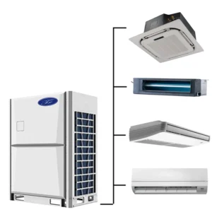 VRF VRV Multi Zone Air Conditioner DC Inverter Cassette Duct Wall Mount Fan Coil Unit Household Central Air Conditioning