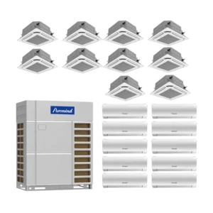 VRV VRF Air Conditioner HVAC System Central Air Conditioning for Home and Commercial Use Multi Zone AC Wifi App
