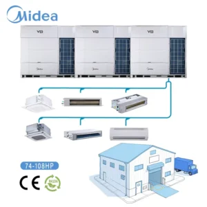 Vrv Smart VRF System High Reliability 74HP 207kW DC Inverter 380 415V Central Air Conditioners for Household Outdoor