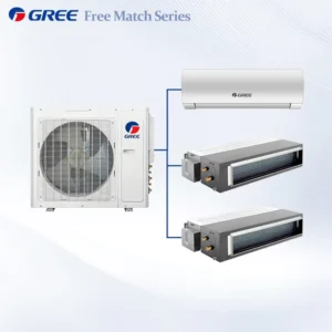 Vrv Vrf Air Conditioner R32 Solar Central Air Conditioning Inverter Match With Duct Cassette Wall Mount Indoor Unit