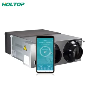 WIFI App Control Commercial Central Fresh Air Heat Recovery Ventilator System
