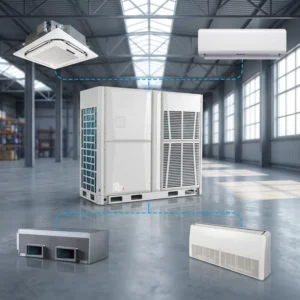 WIFI Commercial VRF Central Air Condition 24HP 68KW Hotels Inverter VRF Air Conditioner for Air Conditioning System