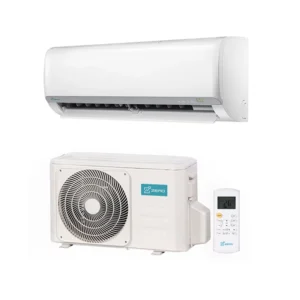 Wall Mounted 1.5 Ton Mini Split Air Conditioner with R 410A Refrigerant and AC Motor 12000 18000 BTU Heating Cooling Unit
