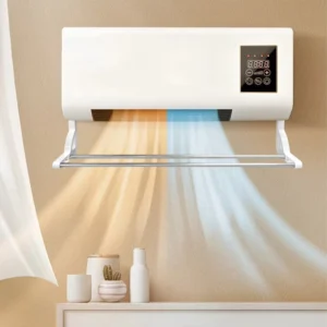 Wall Mounted Air Conditioner Cooling Heating Dual Use Hot Fan Household Wall Hanging Air Conditioner and Heater with Remote