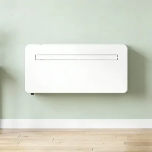 Wall mounted variable frequency single unit air conditioner space saving quiet cooling and heating home appliance