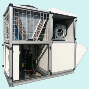 Weatherproof Rooftop Heat Pump Air Conditioner Package Fresh Air Handling Unit with Core Components Motor and Compressor