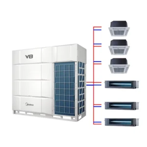 Wide Capacity Range 55 Degree Cooling VRF AC System HVAC Air Conditioning
