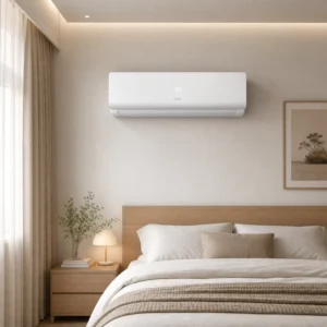 Wireless Control Inverter Air Conditioner Wall Split AC Cooling Heating Premium Series for Home Bedroom
