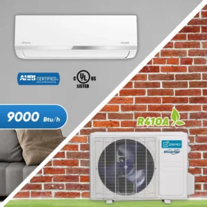 ZERO 9000 12000 Btu R410A Smart Mini Split Air Conditioner Energy Saving Inverter Air Conditioning