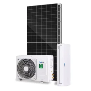 12000 18000 BTU 2HP 100% Solar Battery Powered Hybrid Split Air Conditioner Cooling Heating Remote Control Household CE