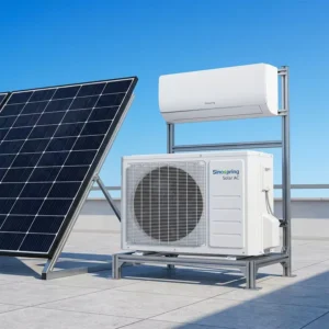 12000 BTU Solar Powered Air Conditioner DC 48V Off Grid No Inverter Required Smart AC CE