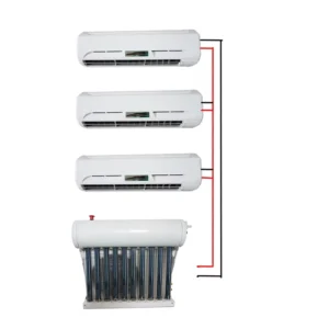 12000 BTU Vacuum Tube Split Type Solar Air Conditioner for Household & Hotel Use High Efficiency COP 4.2 US