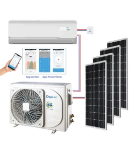 12000BTU Solar Panel Drive in Day Time Wifi Control AC DC Hybrid Solar Air Conditioner