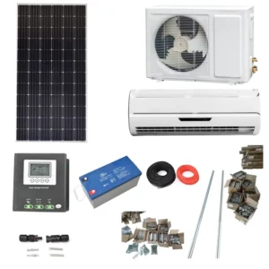 12000btu 24000btu DC AC Hybrid Split Solar Powered Air Conditioner Kit