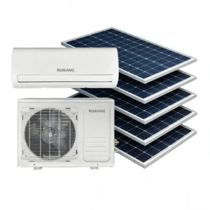 12000btu Solar Split Air Conditioner Portable Wall Mounted Home Appliances Energy Saving Solar Powered Environmentally Friendly