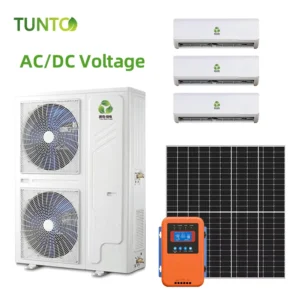 27000BTU 36000BTU 42000BTU 48000BTU Hybrid Solar Split Air Conditioner Climatiseur Solaire with Solar Panels