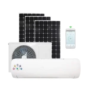 36000 BTU AC DC Hybrid Solar Air Conditioner Solar Mini Split Air Conditioner with Solar Panel