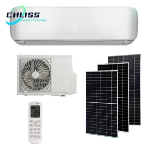 48V DC Solar Air Conditioner Off Grid 9000 BTU DC Solar Hybrid Split Unit for Home Energy Saving Quiet Operation