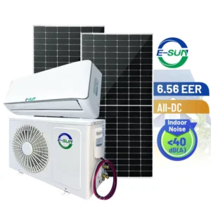 48V Hybrid Solar Air Conditioner All DC Off Grid 18000BTU 24000BTU Air Conditioning with Solar Panels