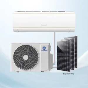 9000 24000 Btu Solar Powered Air Conditioner DC Hybrid Inverter Split Solar Air Conditioner Cooling Heating for Household