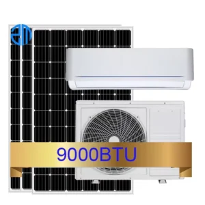 9000BTU Solar Powered Air Conditioner ACDC Solar Mini Split for Home Use