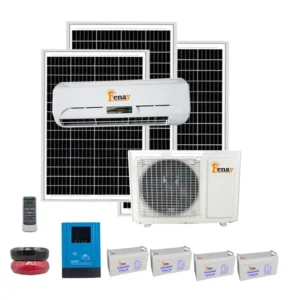 9000BTU off Grid Heating Cooling Solar Air Conditioner for Household Hotel Use