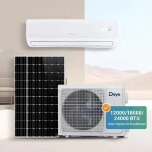 AC DC Hybrid Solar Air Conditioner 12000btu 18000btu 24000btu for Homes with Panels and Battery