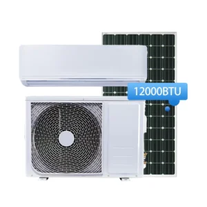 AC DC Hybrid Solar Air Conditioner 18000BTU 24000BTU 24V 48V Split Air Conditioner for Homes Wall Mounted