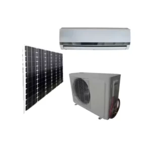 AC DC Hybrid Solar Air Conditioner 9000 24000 BTU Solar Powered Split Air Conditioner With Solar Panel